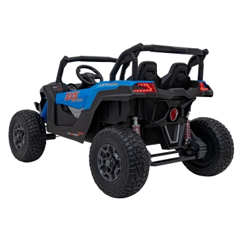 Duży Buggy dla dzieci UTV X3 Off-Road 2-osobowy 4 x 200W Niebieski BBH-028.NIE